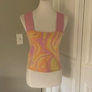 Cute 525 Pink and Orange Multi Top